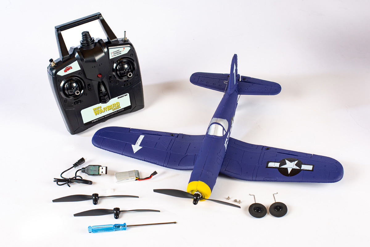 RAGE RGRA1301 F4U Corsair Micro RTF Airplane w/PASS