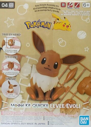 BANDAI 2541925 #04 EEVEE "Pokemon", Bandai Spirits Pokemon Model Kit