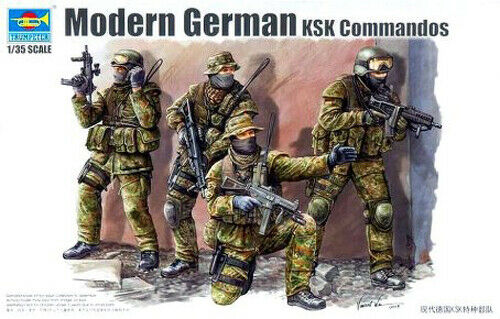 TRUMPETER 00422 1/35 Modern German KSK Commandos