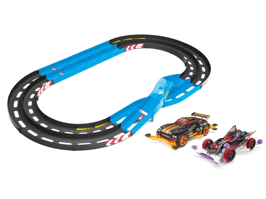 TAMIYA 95610 JR O-H 2 LEVEL CIRCUIT W/Geoglider/Hexagonite Bl Sp