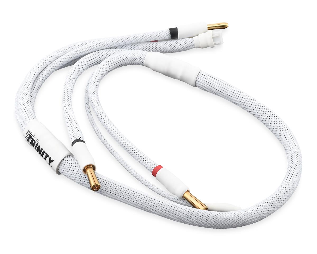 TRINITY TEP2403 2S Pro Charge Cables w/5mm Bullet Connector (White)