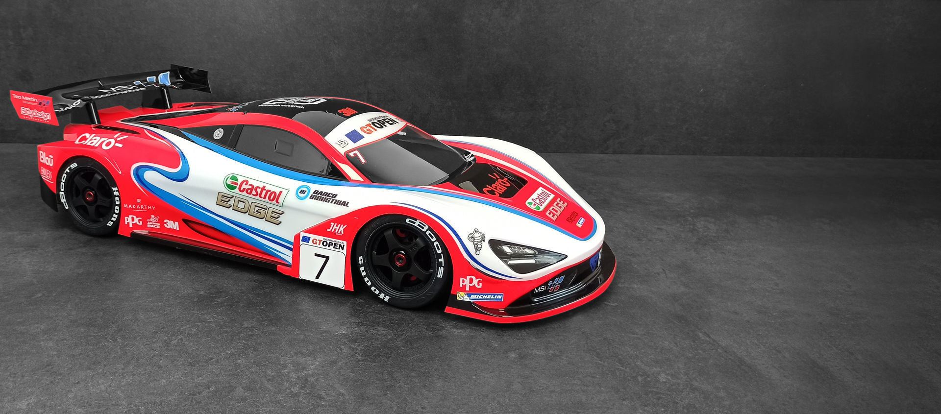 BITTYDESIGN BDGT7-S65 Seven65 1/7 GT Body (Clear) Arrma Infraction Limitless)