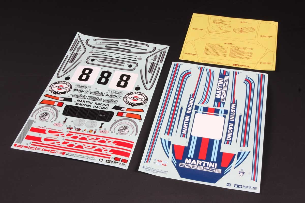 TAMIYA 51543 1/10 Porsche 911 Carrera Body Set (Clear)