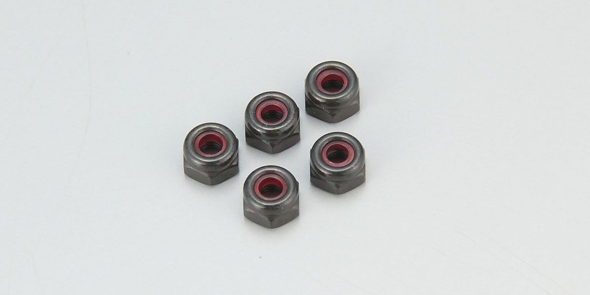 KYOSHO 1-N2630N Nut(M2.6x3.0) Nylon (5pcs)