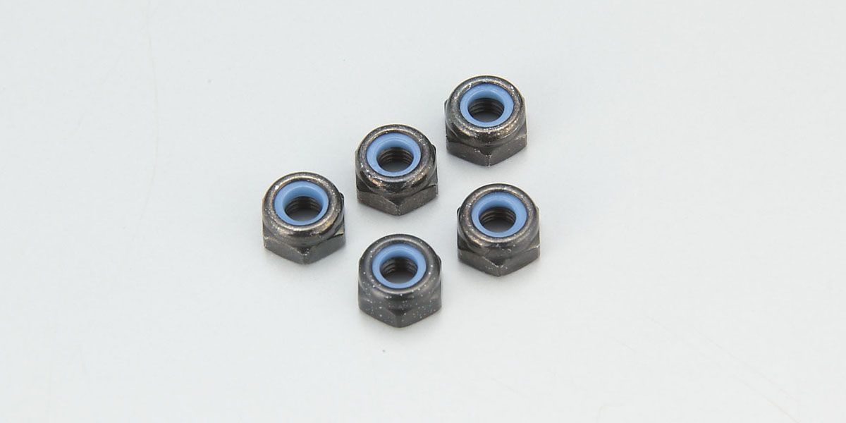 KYOSHO 1-N3033N Nut(M3x3.3) Nylon (5pcs)