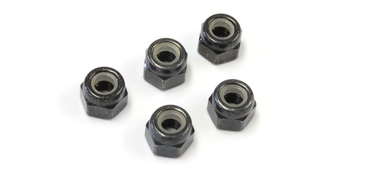 KYOSHO 1-N4055N Nut(M4x5.5) Nylon (5pcs)