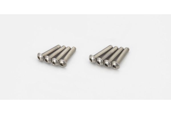 KYOSHO 1-S13015HT Button Screw(Hex/Titanium/M3x15/8pcs)