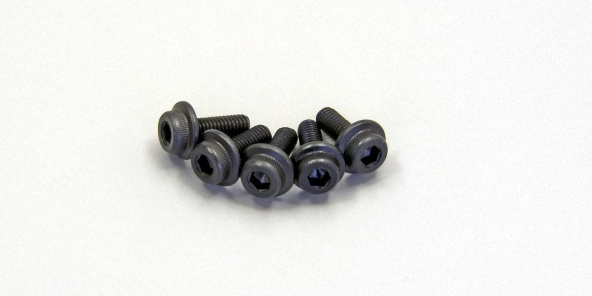 KYOSHO 1-S23008F Cap Screw(M3x8/Flanged/5pcs)