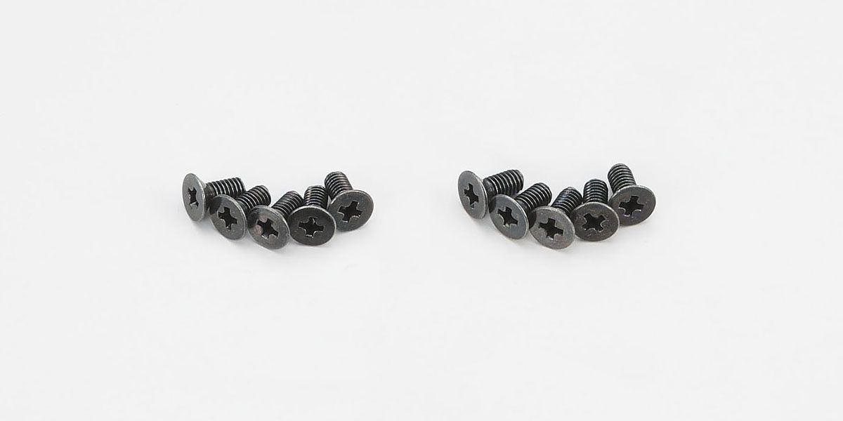 KYOSHO 1-S32608 Flat Head Screw(M2.6x8/10pcs)