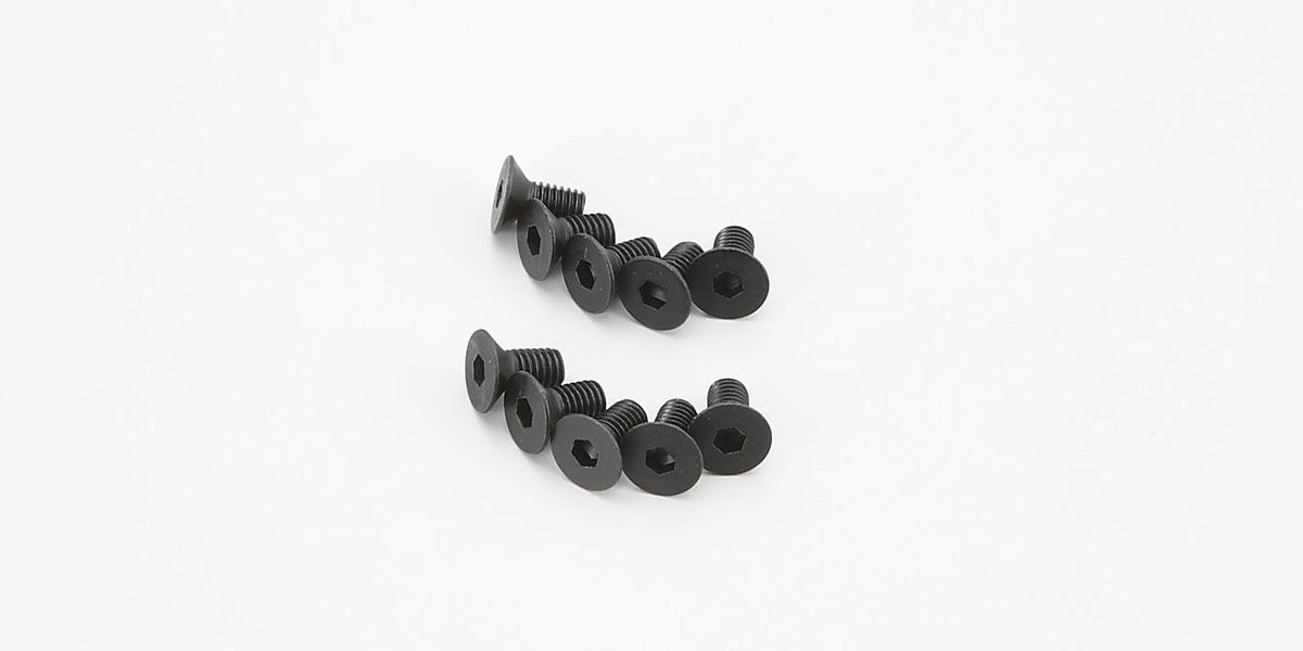 KYOSHO 1-S33005H Flat Head Screw(Hex/M3x5/10pcs)