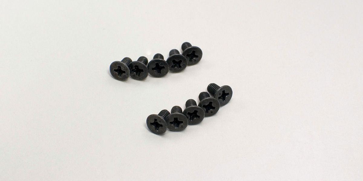 KYOSHO 1-S33006 Flat Head Screw(M3x6/10pcs)