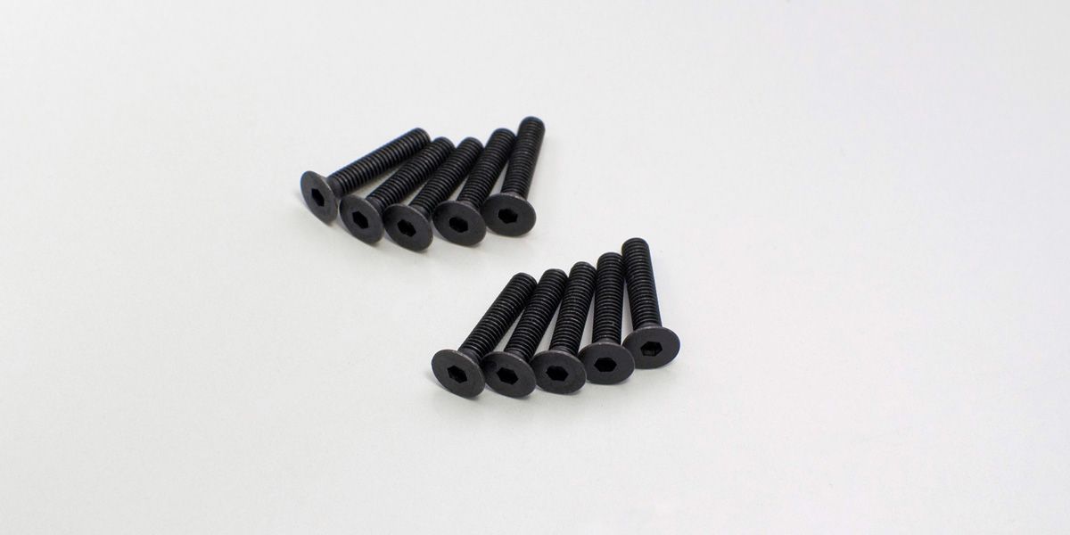 KYOSHO 1-S33015H Flat Head Screw(Hex/M3x15/10pcs) (Copy)