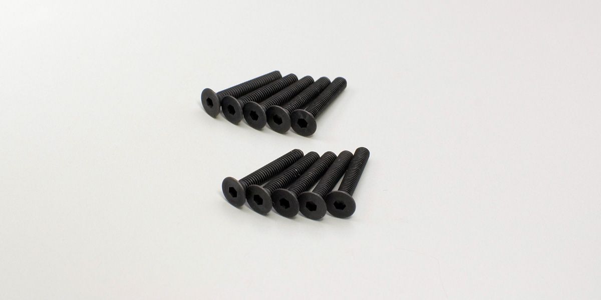 KYOSHO 1-S33018 Flat Head Screw(Hex/M3x18/10pcs)
