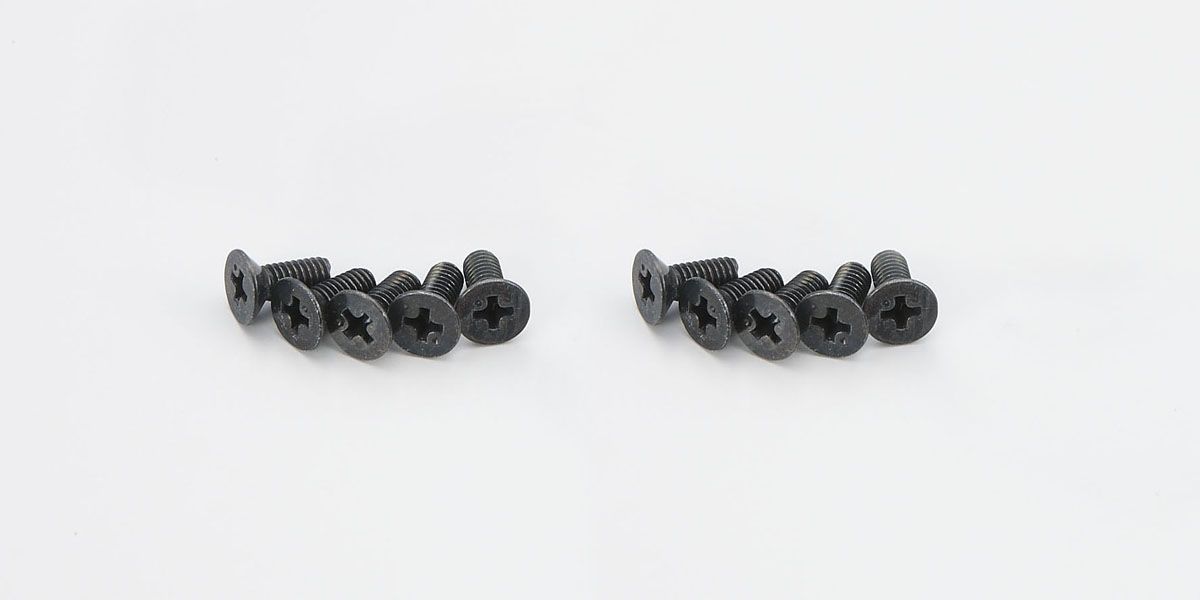 KYOSHO 1-S34010 Flat Head Screw(M4x10/10pcs)