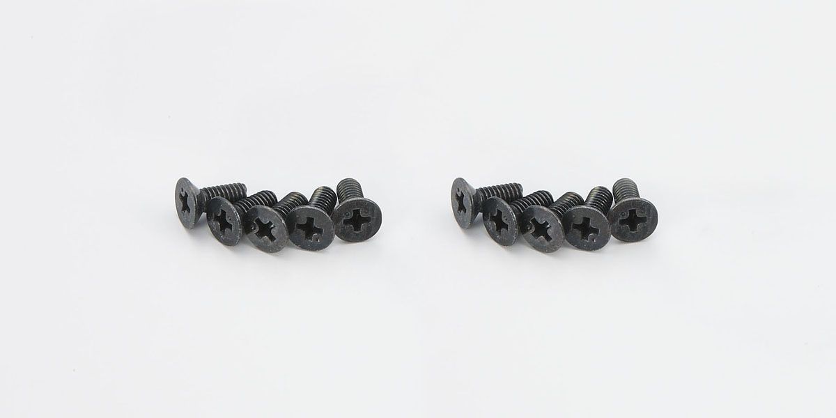 KYOSHO 1-S34012 Flat Head Screw(M4x12/10pcs)