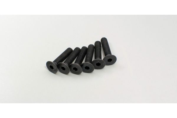 KYOSHO 1-S34018H Flat Head Screw(Hex/M4x18/6pcs)
