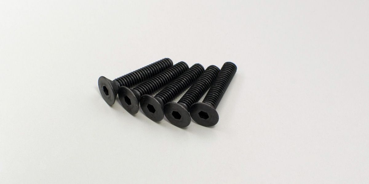 KYOSHO 1-S34020H Flat Head Screw(Hex/M4x20/5pcs)