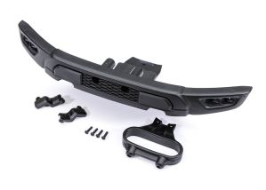 TRAXXAS 10151 Bumper, front/ bumper mount, front/ light covers (left & right)/ 2.5x10mm BCS (4) (fits Ford Raptor R)