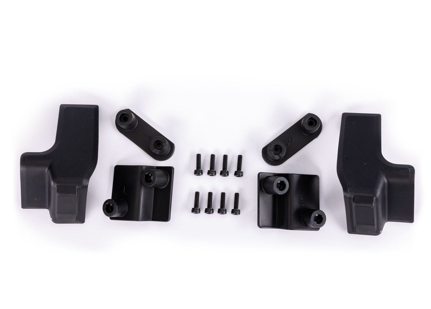 TRAXXAS 10226 Body reinforcement set, black/ 3x10mm CS (8) (fits #10211 body)