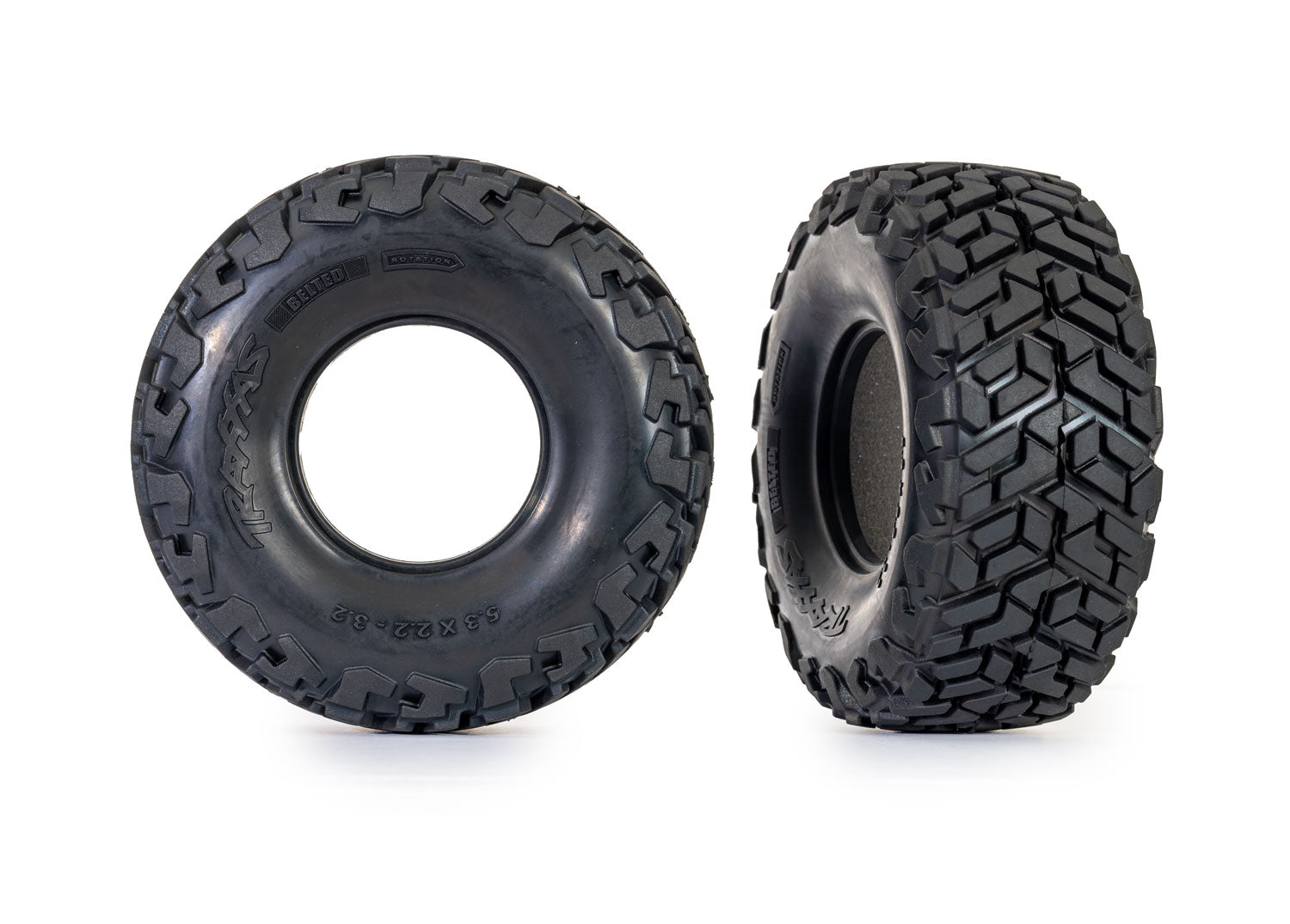 TRAXXAS 10270 Tires, Maxx Slash® (belted) (2)/ foam inserts (2)
