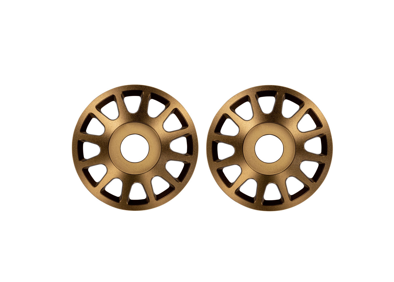 TRAXXAS 10274-BRNZ Pro Scale Bronze Aluminum Wheel Centers (2)