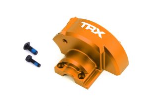 TRAXXAS 10287-ORNG Cover, gear (orange-anodized 6061-T6 aluminum)