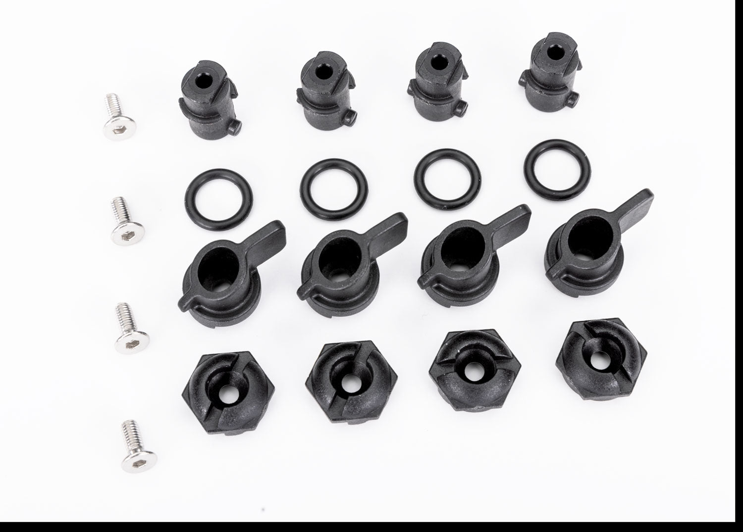TRAXXAS 10318 Hatch Mount Nuts w/ Shafts & O-Rings
