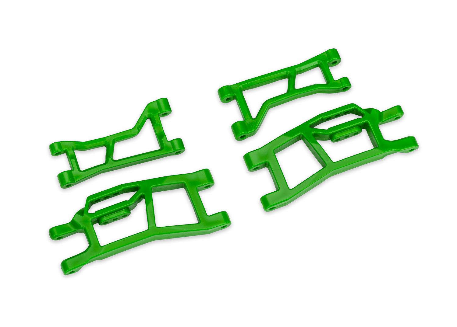 TRAXXAS 10725-GRN Green WideMaxx Front Upper & Lower HD Suspension Arms