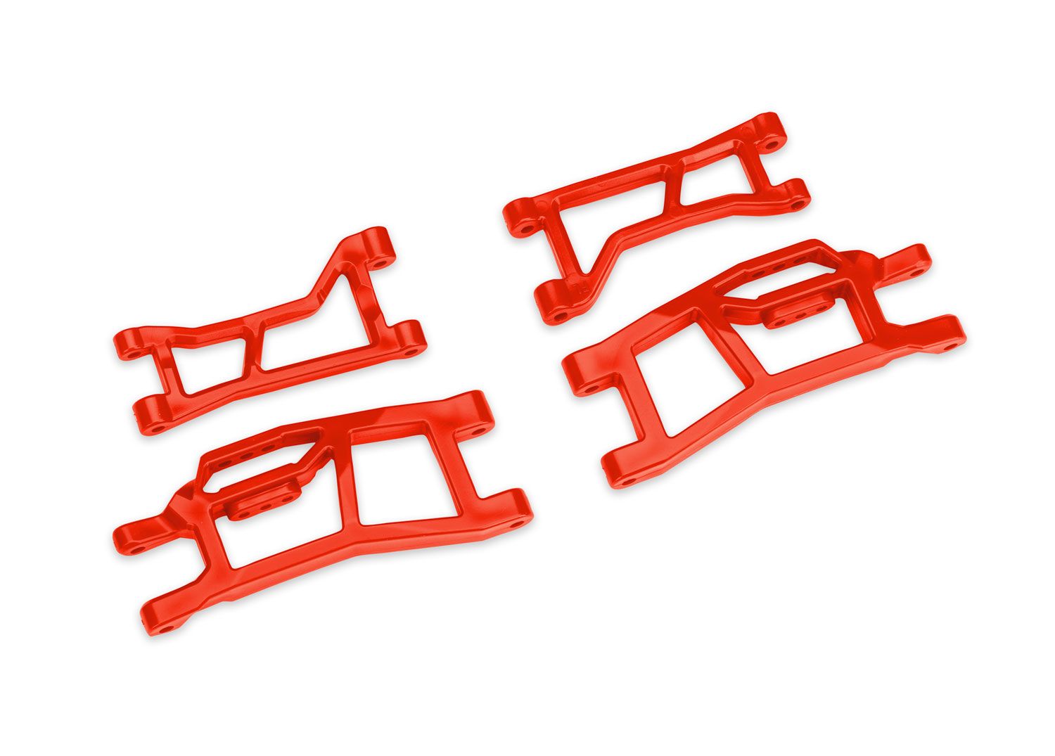 TRAXXAS 10725-RED Red WideMaxx Front Upper & Lower HD Suspension Arms