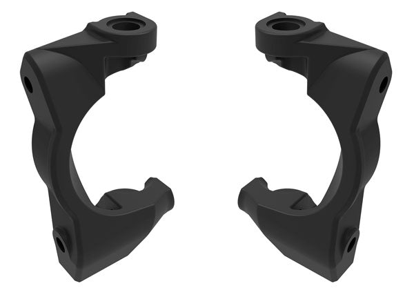 TRAXXAS 10732-BLACK Caster blocks (c-hubs), left & right