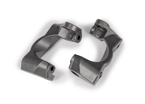 TRAXXAS 10732-GRAY Caster blocks (c-hubs), left & right (gray)