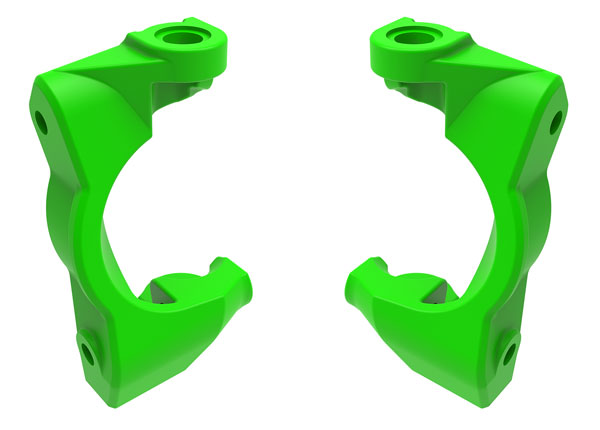 TRAXXAS 10732-GRN Caster blocks (c-hubs), left & right (green)
