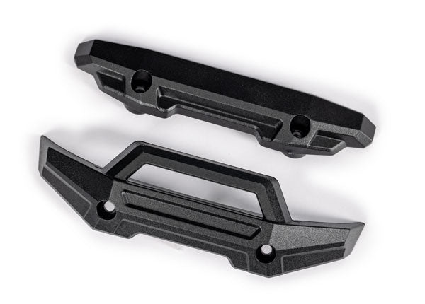 TRAXXAS 10735-BLACK  Bumper, front (1)/ rear (1)