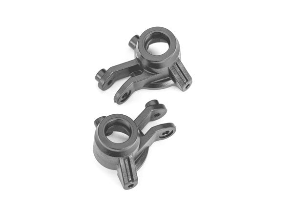 TRAXXAS 10736-GRAY Steering blocks, left & right (gray)