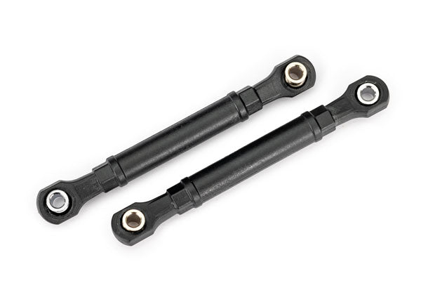 TRAXXAS 10742 Toe links, front (molded composite) (2)/ hollow balls (4) (61mm center to center)