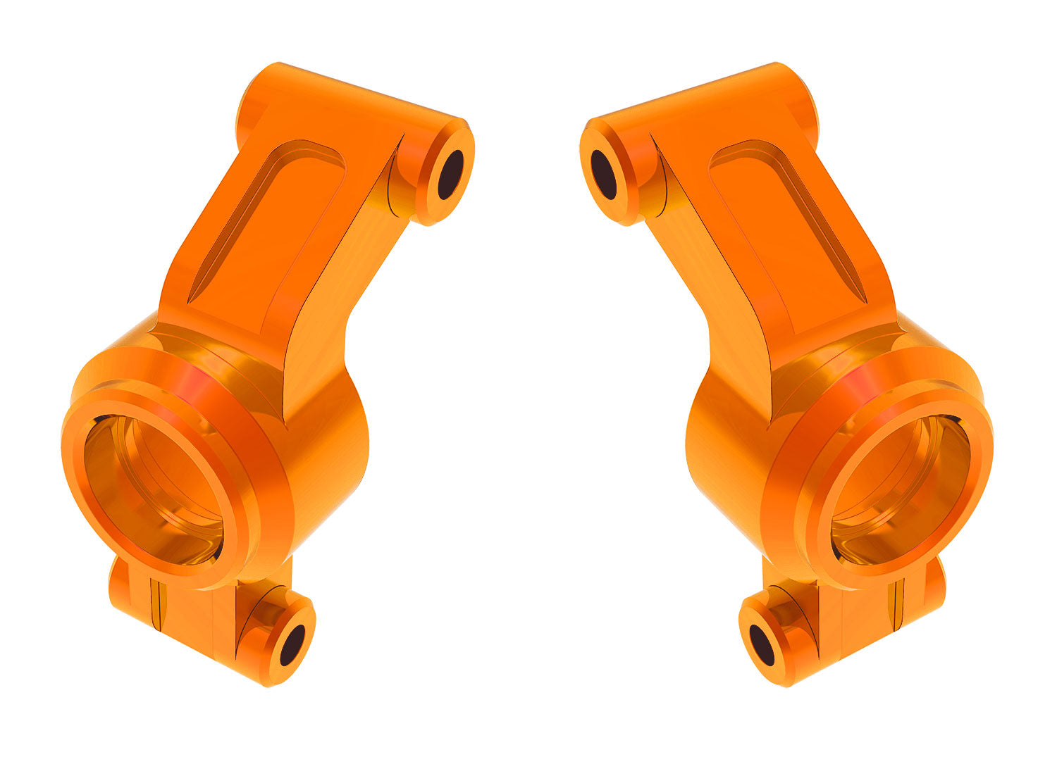 TRAXXAS 10751-ORANGE Aluminum Stub Axle Carriers