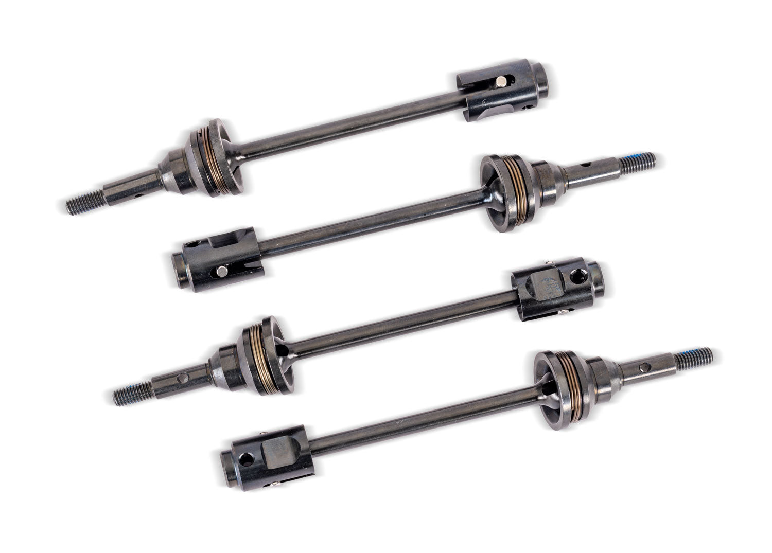 TRAXXAS 10789X WideMaxx Steel CV Driveshafts & Drive Cups (4)