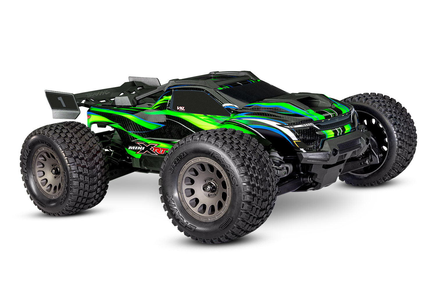 TRAXXAS 108076-1  Mini XRT® Brushless 1/16 4WD RTR Monster TrucK w/TQi 2.4GHz Radio, Battery & USB-C Charger RTR