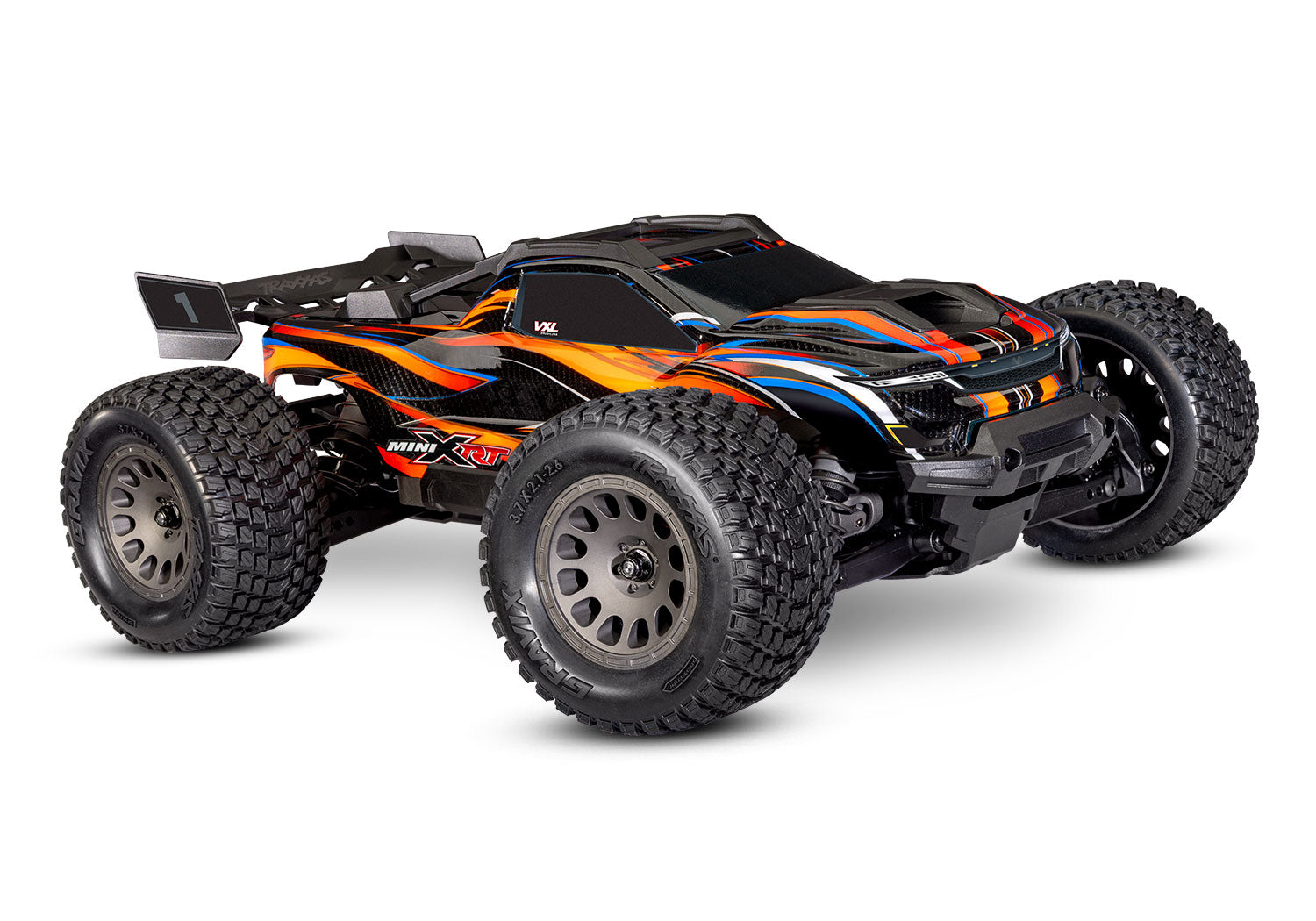TRAXXAS 108076-1  Mini XRT® Brushless 1/16 4WD RTR Monster TrucK w/TQi 2.4GHz Radio, Battery & USB-C Charger RTR