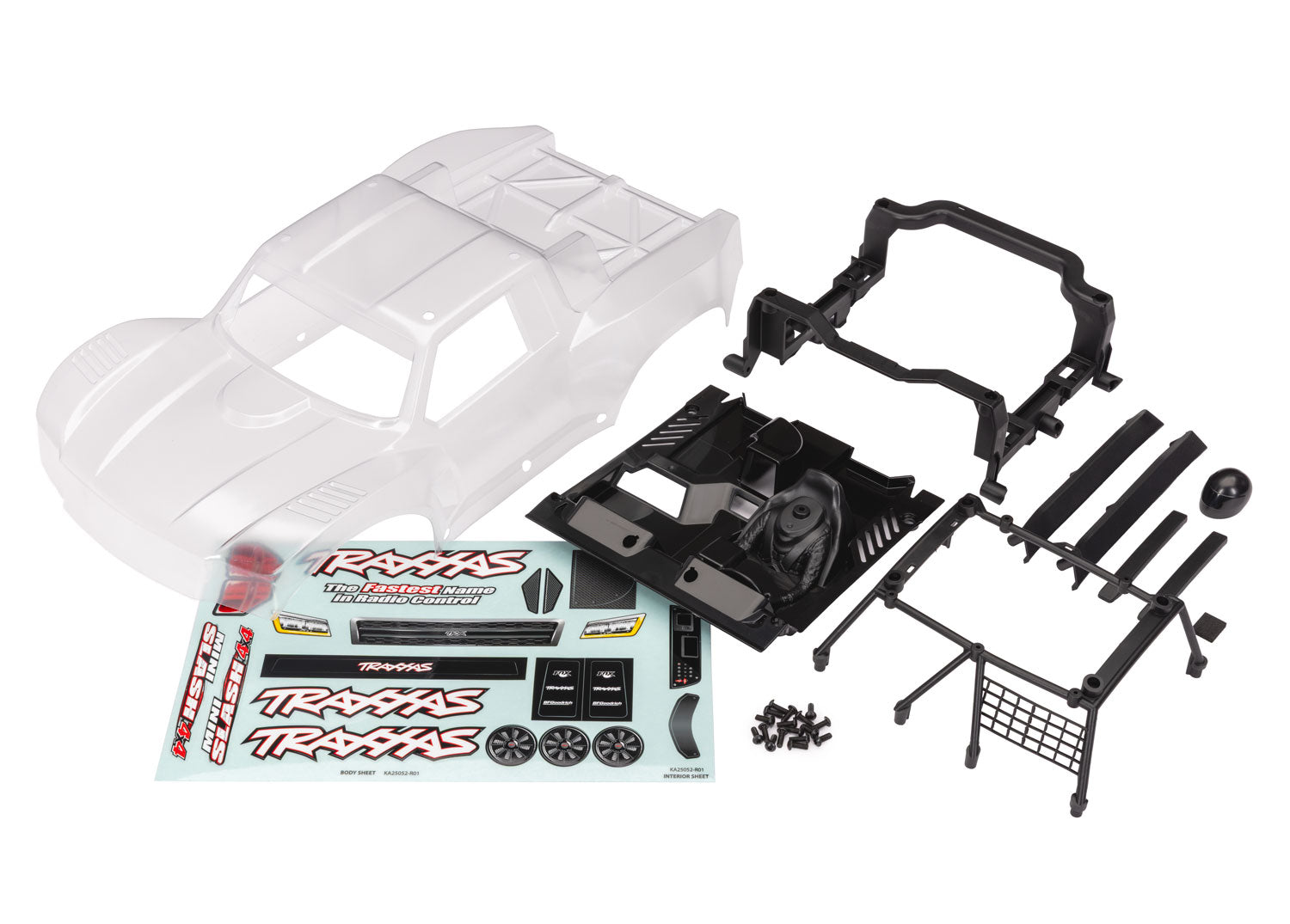 TRAXXAS 10811 Mini Slash 4X4 Clear Body