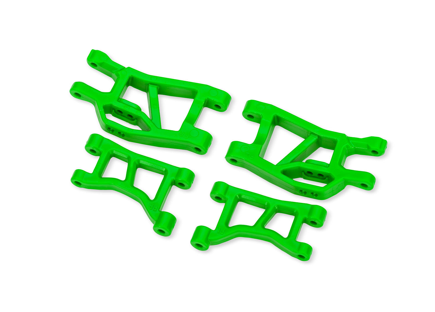 TRAXXAS 10831-GRN Green Front Upper & Lower Suspension Arms (L&R)