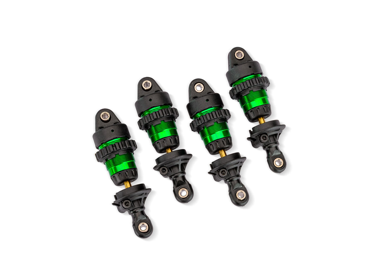 TRAXXAS 10865-GRN Green Aluminum Mini GTR Short Shocks (4)