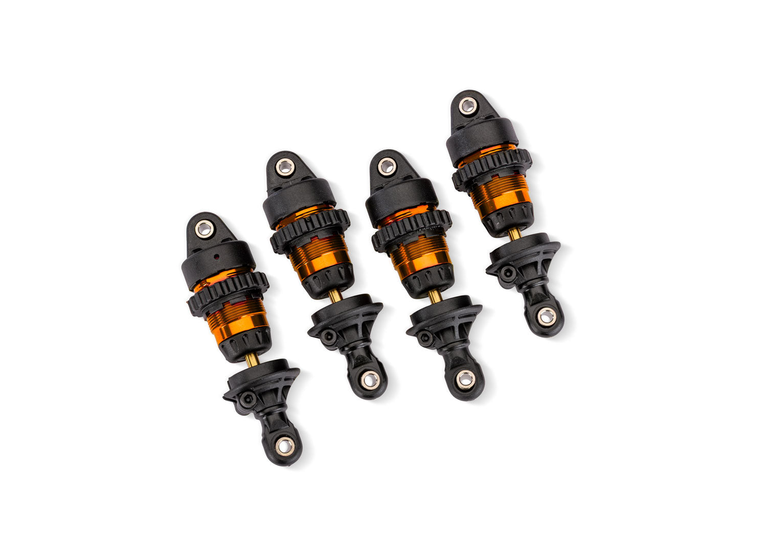 TRAXXAS 10865-ORNG Orange Aluminum Mini GTR Short Shocks (4)