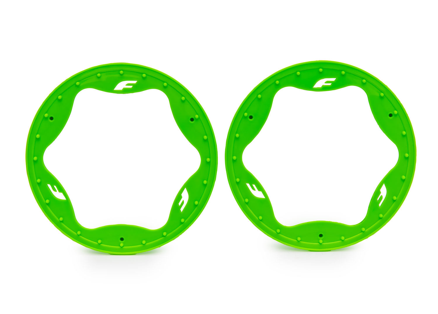 TRAXXAS 10948-GRN 4.3" Green Funco Rear Beadlock Rings (2)