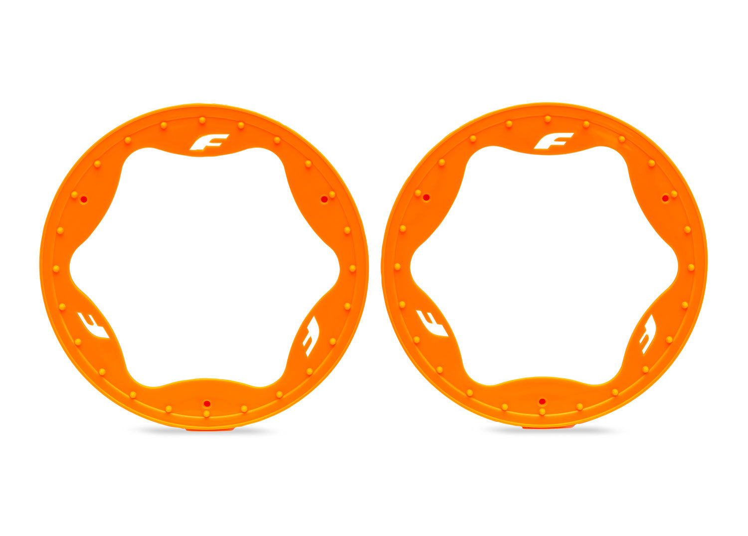 TRAXXAS 10948-ORNG 4.3" Orange Funco Rear Beadlock Rings (2)
