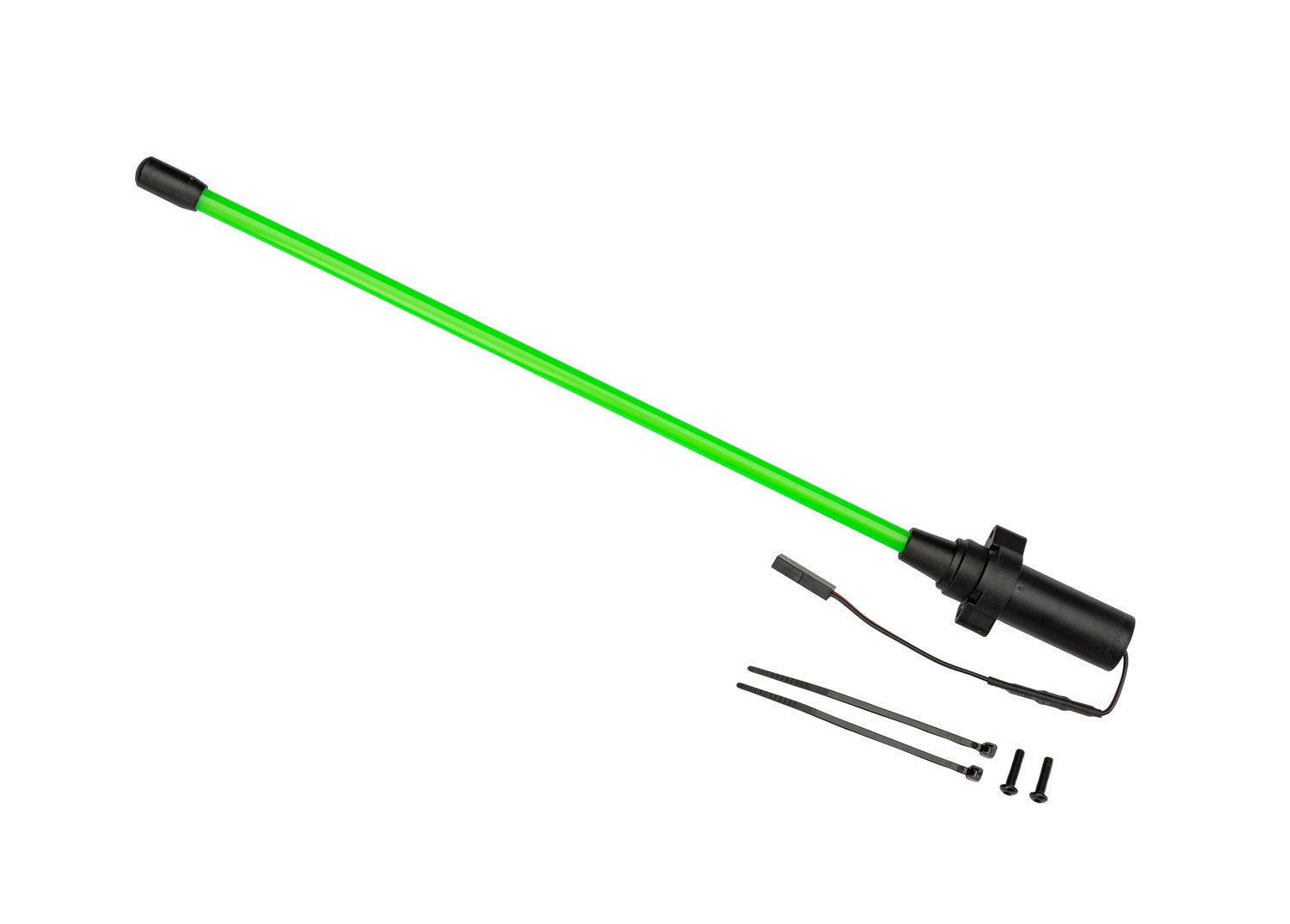 TRAXXAS 10992-GRN Green LED Whip Light w/ Flex-Tech Mount