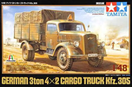 TAMIYA 89782 German 3-ton 4x2 Cargo Truck Kfz. 305