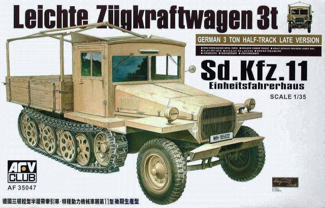 AFV AF35047 1/35 Leichter Zugkraftwagen 3t Sd.Kfz.11 Einheitsfahrerhaus