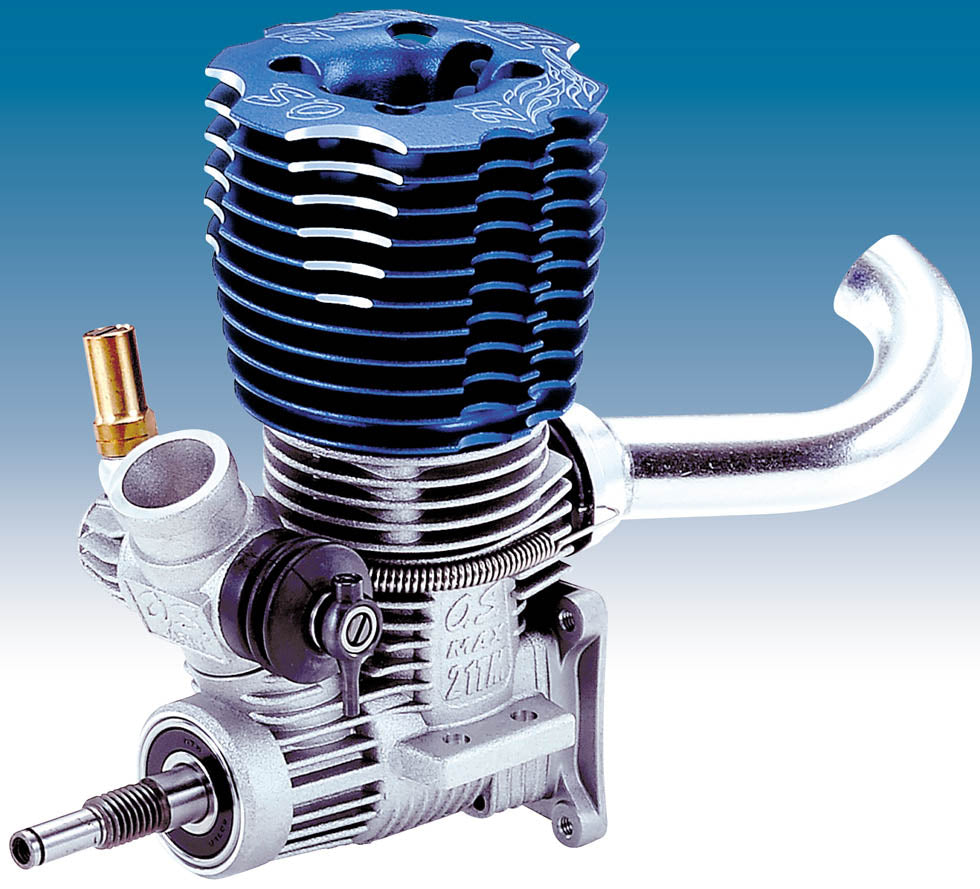 OS ENGINES 12241 MAX-21TM With 11K-R Carb & Revo Manifold