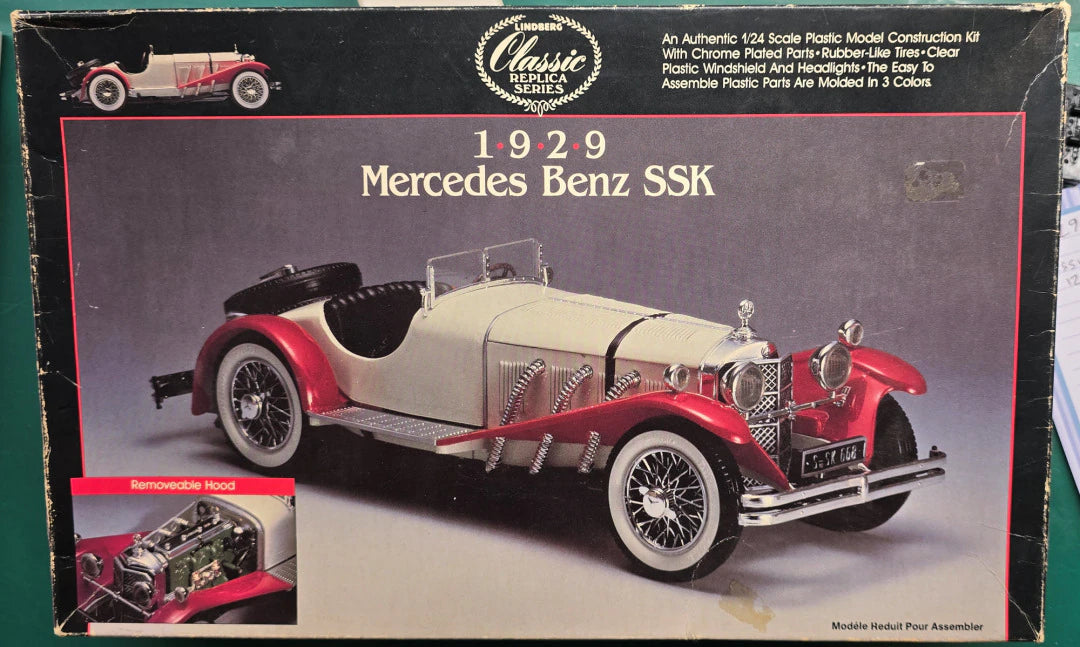 LINDBERG 6601 1/24 1929 Mercedes Benz SSK